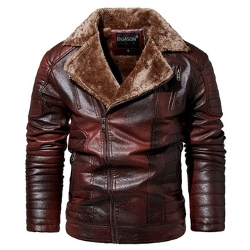 Мужская косуха без капюшона 1213-SKU15704 размер 3XL