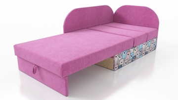 Винни-Пух, PINK + TEDDY BED раскладная детская кровать