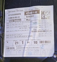 фото thumb №16, Vw arteon r-line lift gte бампер перед передний 4pdc lb7s 3g8