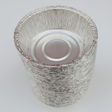 Формы для тортов из алюминиевой фольги, круглые, 240 мл, 50 шт.
