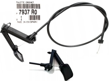 фото thumb №1, Ручка трос капота citroen c5 x7 2007- оригинал