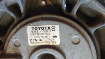 TOYOTA AVENSIS T25 2.0 VVTI ВЕНТИЛЯТОР РАДИАТОРА
