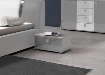 KOMPLET SYPIALNIANY AGAT POŁYSK 140x200 + STOLIKI