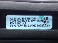 фото thumb №9, 2x рейлінги дахові комплект оригінал 8w9860022e 8w9860021e audi a4 b9 22r