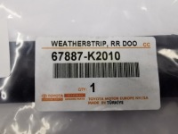 фото thumb №12, Ущільнювач двері права зад toyota yaris iv 20-23 / 67887-k2010