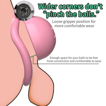 Pas cnoty Chastity Belt klatka na penisa 5 Oringów + Stalowy Dilator