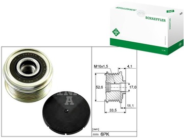 фото thumb №13, Зчеплення генератора ina 535002510 99660315250