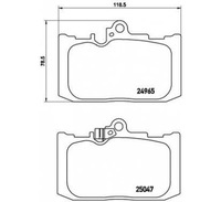 фото thumb №1, Brembo p 83 131 набір гальмівних колодок гальмівних, гальма дискові