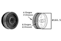 фото thumb №2, Колесо ременное вала bmw 3 e90 2.0d sasic