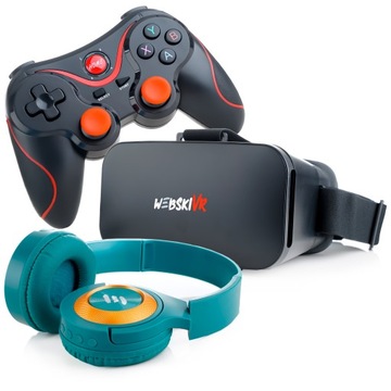 ВИРТУАЛЬНЫЕ ОЧКИ VR 3D ДЛЯ ИГРОВОГО ТЕЛЕФОНА VIRTUAL BOX 360 НАБОР