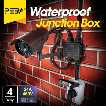 Подключение PEBA IP68, 4-передавая водонепроницаемая кабельная муфта