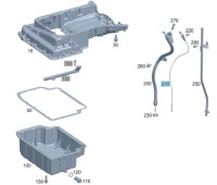 фото thumb №2, Щуп щуп уровня масла двигателя om651 mercedes оригинал aso