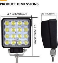 фото thumb №9, 10x протитуманна фара лампа led молдинг освітлення offroad