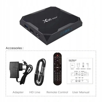 Медиаплеер X96 Smart TV Box Макс. 64 ГБ