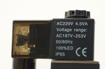 ЭЛЕКТРОМАГНИТНЫЙ КЛАПАН AIRTAC 4V210-06 AG 5/2-1/8- 230 В AC