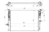 фото thumb №2, Nrf 53965 радиатор, система охлаждение двигателя