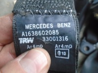 Mercedes w163 ремень безопасности перед задняя комплект Цена, фото thumb