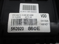 фото thumb №6, Golf 6 vi 08-13 tdi спідометр  прилади 5k0920860e