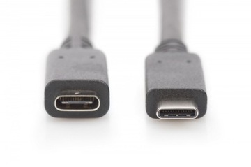 KABEL Przedłużacz USB-C 60W 100cm 1m