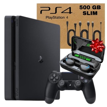 Консоль PS4 SLIM 500 ГБ PlayStation 4 | Аксессуары | Подарки + ГАРАНТИЯ