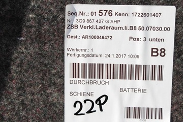 фото thumb №14, Vw passat b8 універсал боковина + килим багажника 3g9867427g 3g9867428j 3g9858831