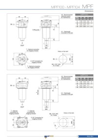 Фильтрующий элемент MF1002P25NB MP FILTRI