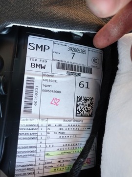 фото thumb №7, Bmw x2 f39 красная кожа обивка правая перед uk