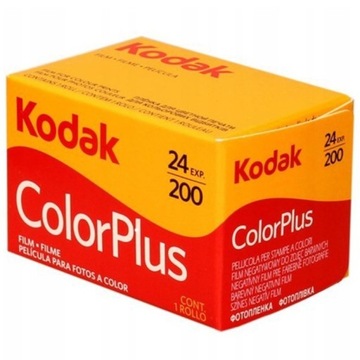 Пленка Kodak Colorplus 200/24, пленка 24, негатив 200