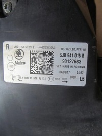 фото thumb №14, Skoda rapid lift 17-19 фара лампа правий перед передня права c408