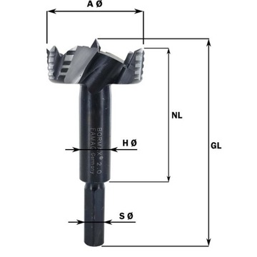 Сиденье Famag BORMAX INCH O 9,53 мм 1622.215