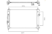 фото thumb №1, Nrf радиатор двигателя nrf, 58505