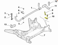 фото thumb №1, Комплект гвинт передньої подрамник alfa romeo giulia stelvio