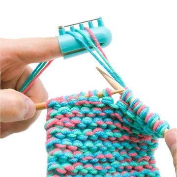 Przewodnik po przędzy Uchwyt na palec Knitting Thimble Tools