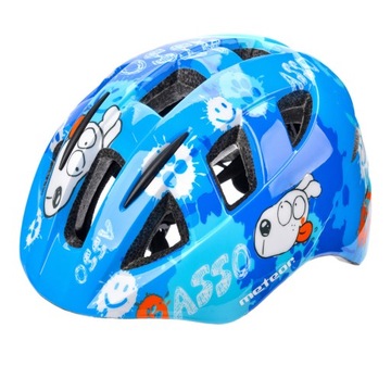 METEOR Regulowany Kask Rowerowy Dla Dzieci 43-48cm