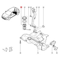 фото thumb №6, Насос топлива renault 172020030r оригинальный номер megane iii