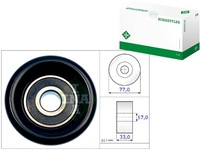 фото thumb №1, Ролик напрямна ремінь hyundai h-1 h-1 / starex po