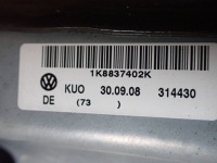 фото thumb №8, Підйомник вікна двері volkswagen scirocco 1k8837402k перед сторона права