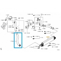 фото thumb №4, Шланг труба wąż mitsubishi eclipse cross 1.5t mivec 2017- оригинальный номер 1505b070