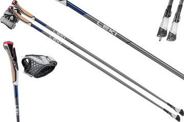 Палки NW 120см LEKI SMART FLASH Carbon для скандинавской ходьбы ХИТ!