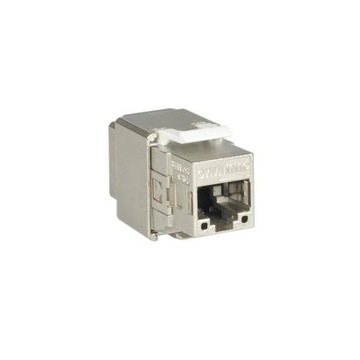 Компьютерная розетка RJ45 кат.6, одинарная, экранированная, белая Ospel Sonata