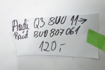 фото thumb №8, Накладка бампера перед audi q3 8u0 11-15