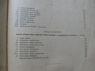 MOSTY DREWNIANE Kolejowe Drogowe, Pszenicki 1930