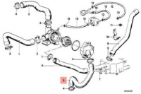 фото thumb №8, Wąż водяний термостата системи охолодження bmw e21 sedan 1268032 11531268032