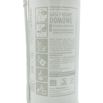 Domowa 2 кг ABF Белый огнетушитель + камин для знака вешалки камин