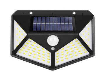 Солнечная лампа с датчиком движения и сумерек 100LED