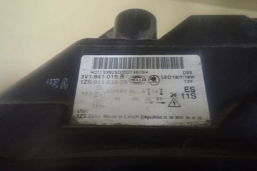 фото thumb №6, Лампа ліва лівий bi ксенон skoda superb 3 iii 3v 15-