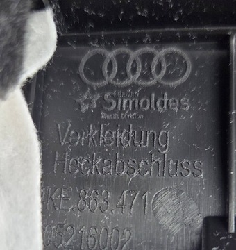 фото thumb №8, Audi q8 e-tron s 4ke обивка багажника обшивки пол порог 4k4863880a