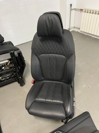 фото thumb №11, Bmw x7 g07 сидіння сидіння заднє сидіння тунель середина обшивки interior 3 ряди schwarz