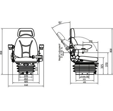 SEAT Сиденье ZETOR URSUS C385 902 912 1224