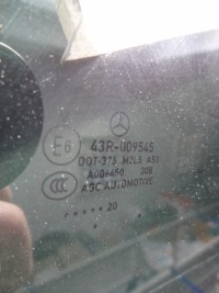 Стекло боковая mercedes gle 167 правый задний  1677304602 Недорого, фото thumb